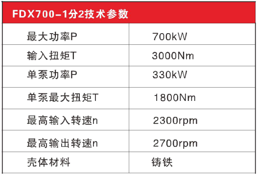 700KW分动箱